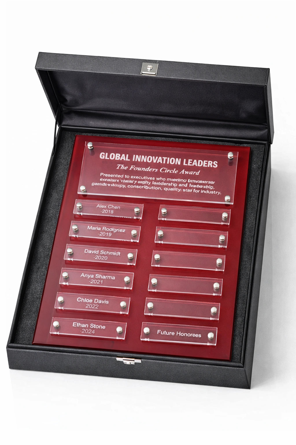 Obsidian Float Gallery Plaque