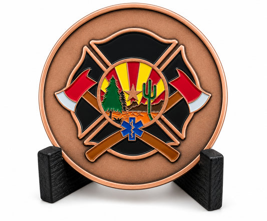 Firefighter Challenge | Personalized Fire Department Service Challenge Coin