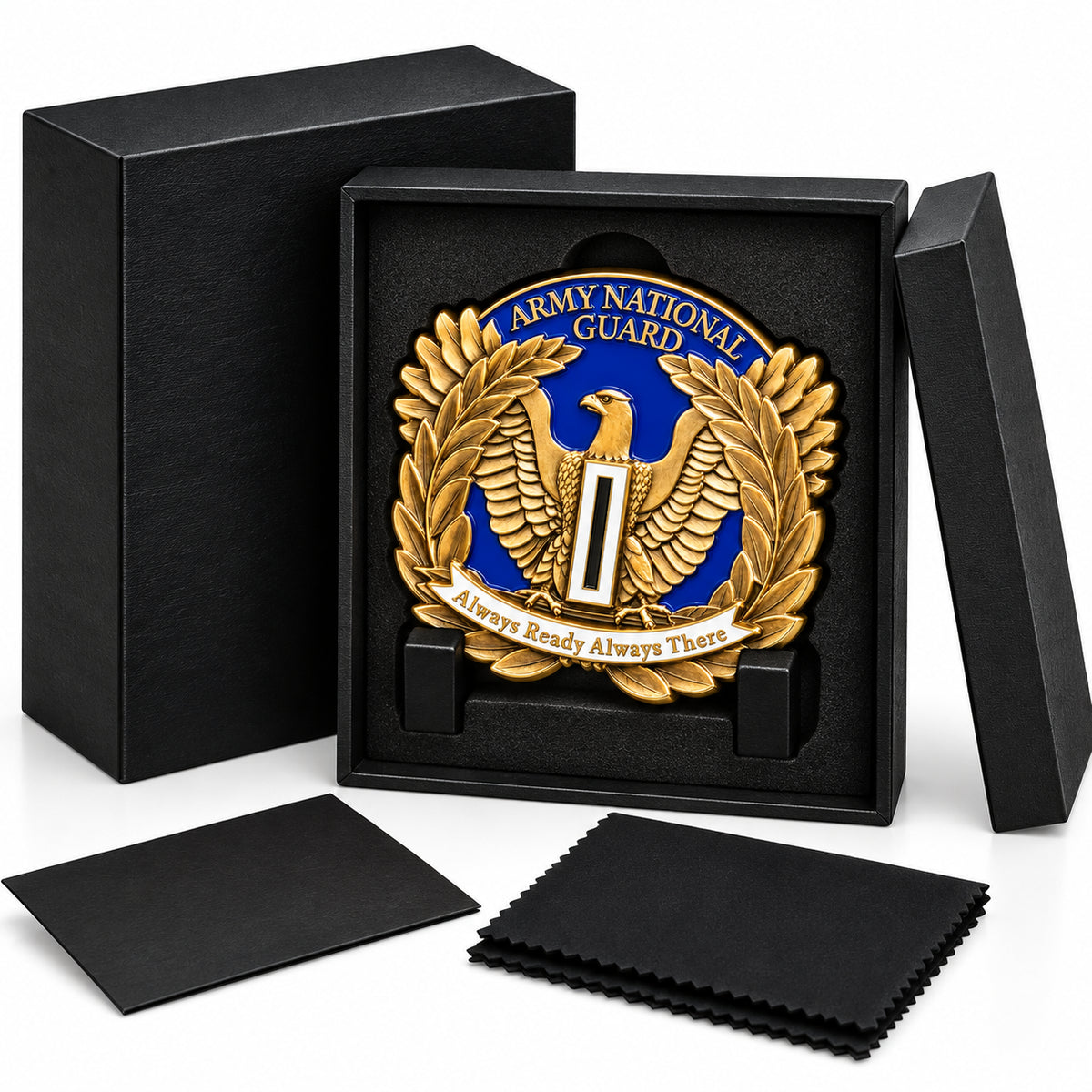 Custom ARNG Challenge | Antique Brass ARNG Soldier Service Recognition Coin