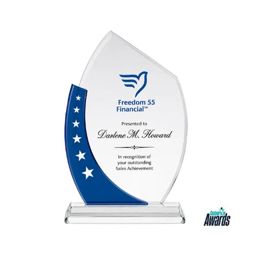 Patriot Crest Crystal Award