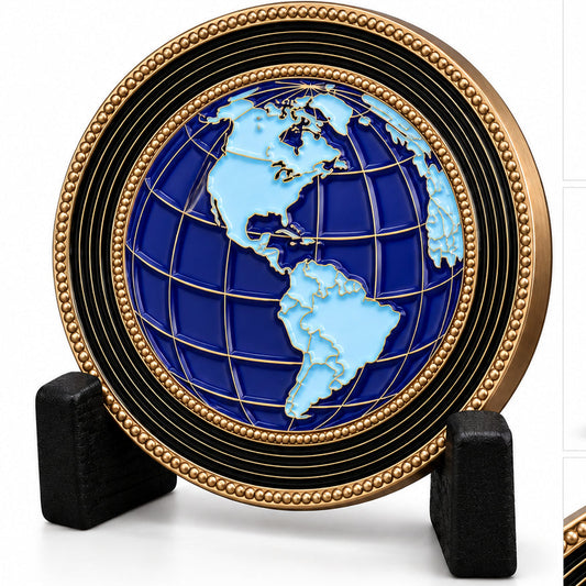 Corporate Challenge | Antique Brass Employee and Executive Recognition Coin