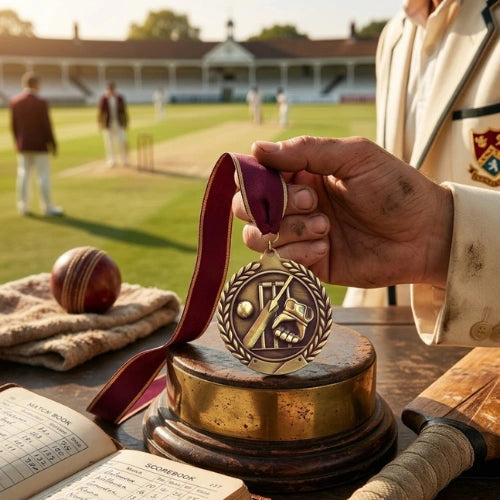Wreath Cricket Medal