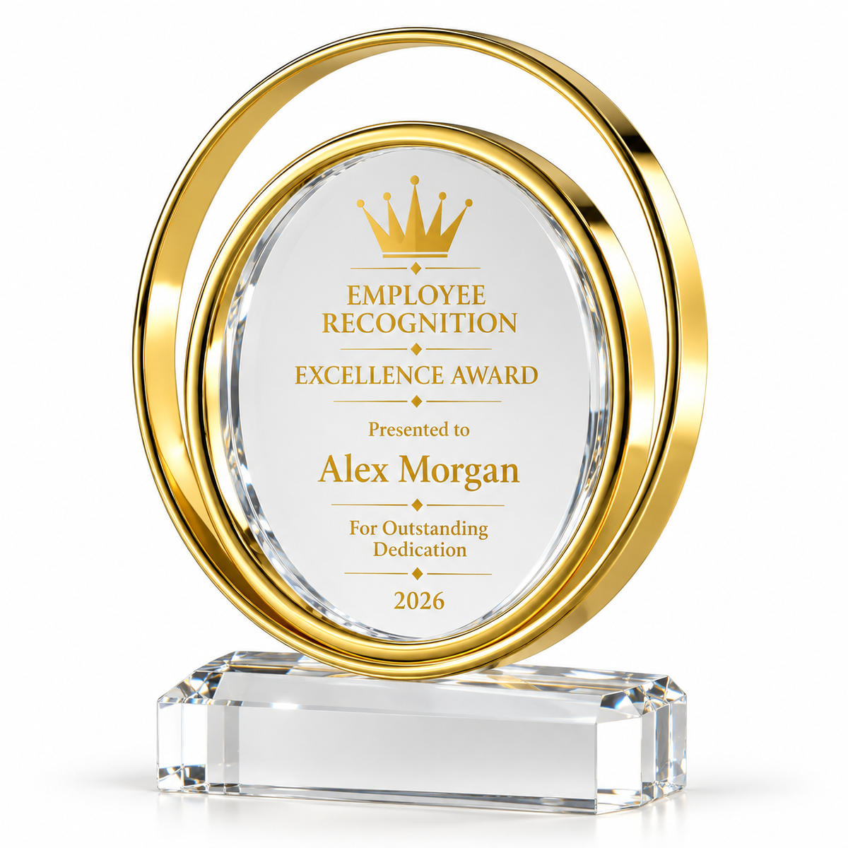 Royal Meridian | Personalized Corporate Awards With Company Logo