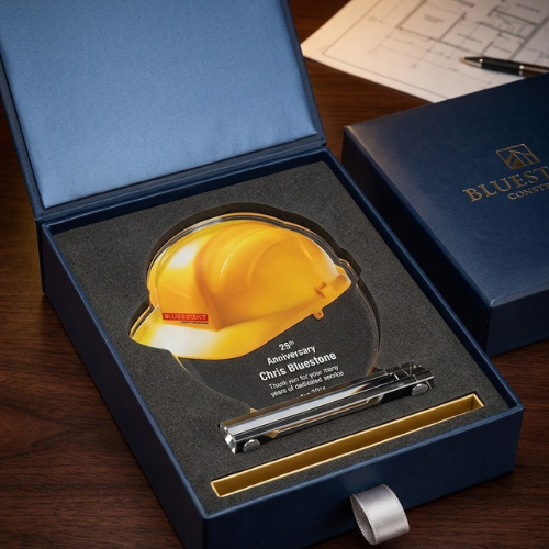 Helmet Acrylic Glass Awards