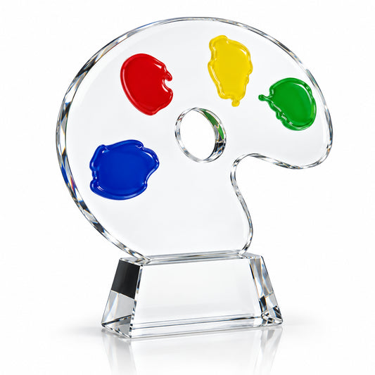 Artistic Palette | Custom Creative Excellence Crystal Award