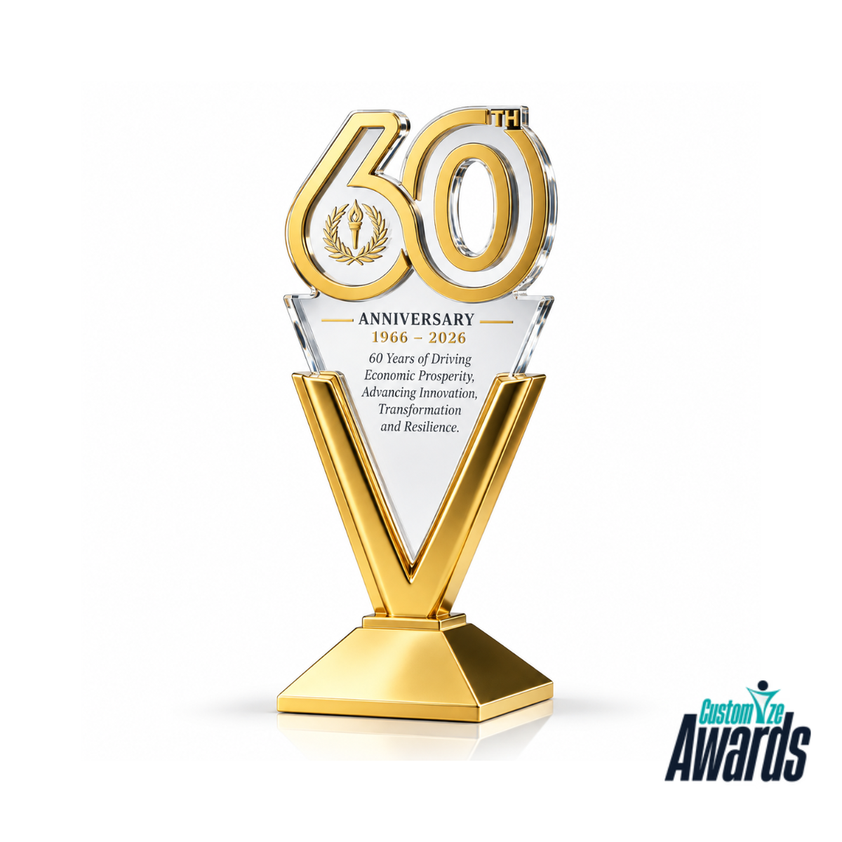 Golden Legacy | Custom 60th Anniversary Recognition Award