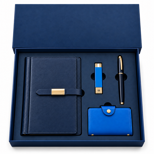 Navy Prestige | Customized Blue Executive Corporate Gift Set