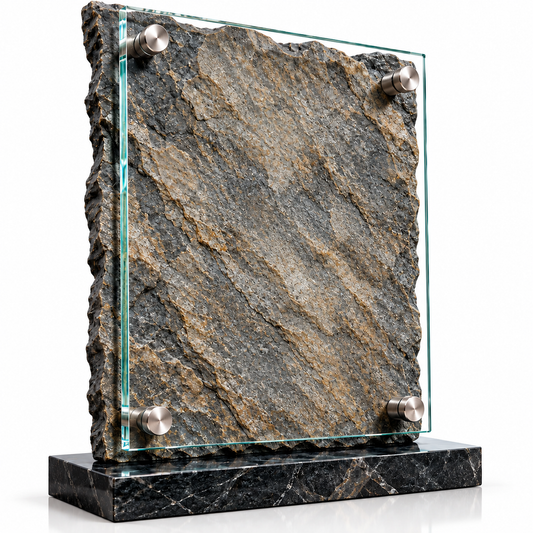 Slate Industrial Elite | Industrial Recognition Glass Plaque