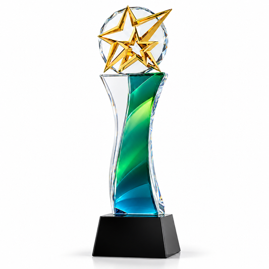 Emerald Summit | Custom Crystal Sales Achievement Award