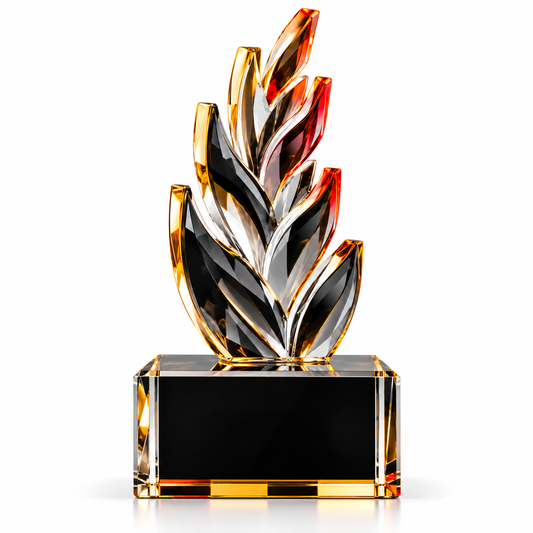 Forever Rise | Custom Appreciation Crystal Award