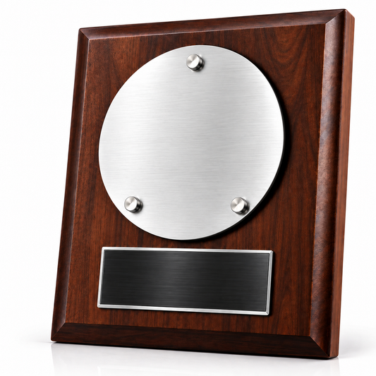 Enterprise Progress | Custom Wood Achievement Plaque
