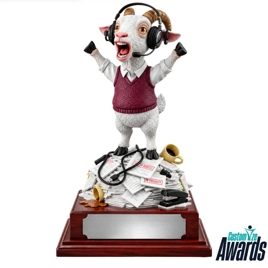 Ultimate G.O.A.T. | Custom G.O.A.T. Trophy for Elite Sports Achievement