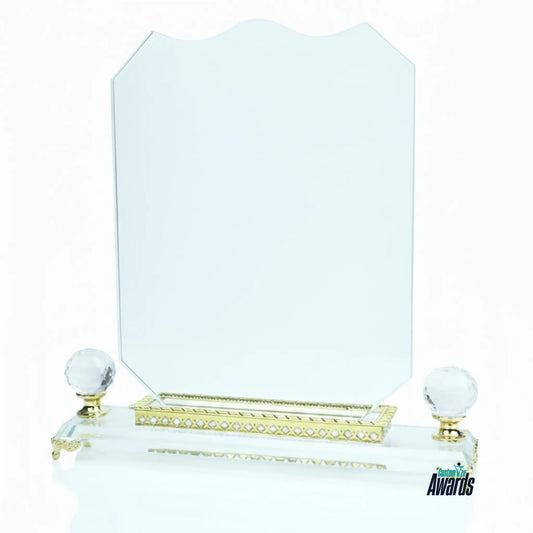 Arch Glass Crystal Plaque