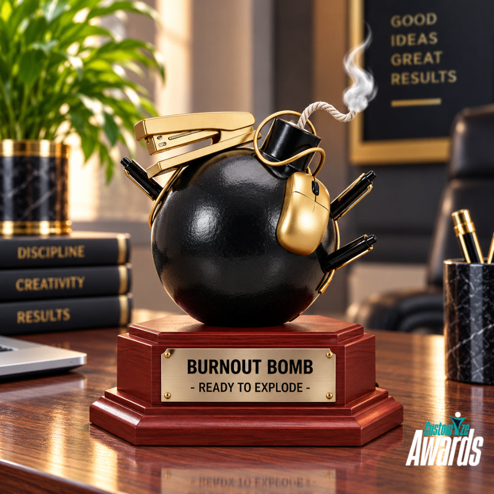 Fusion Finisher | Custom sports trophy for competitive performance