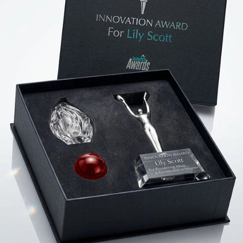 Ruby Flame Crystal Award