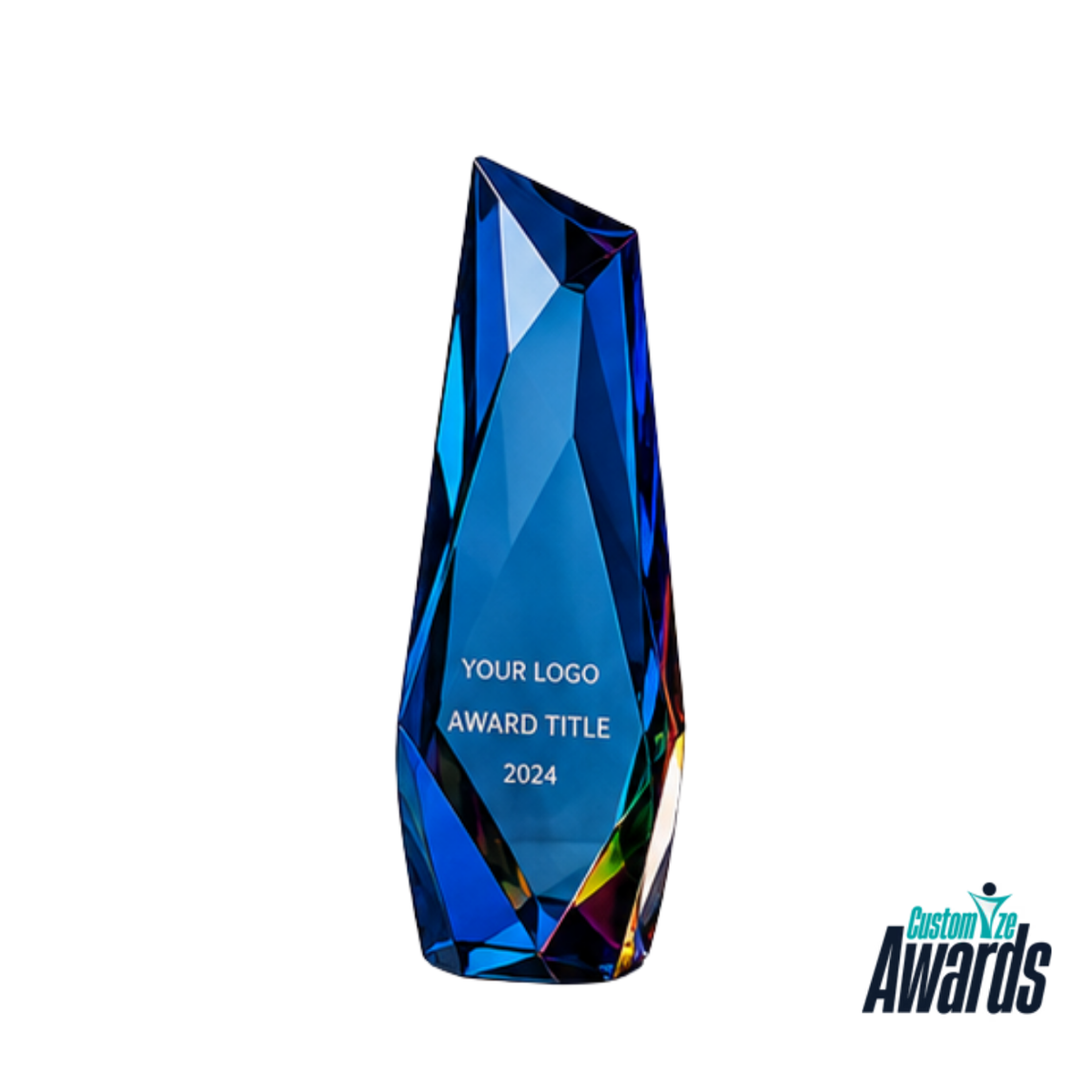 Cobalt Peak | Custom Crystal Excellence Award