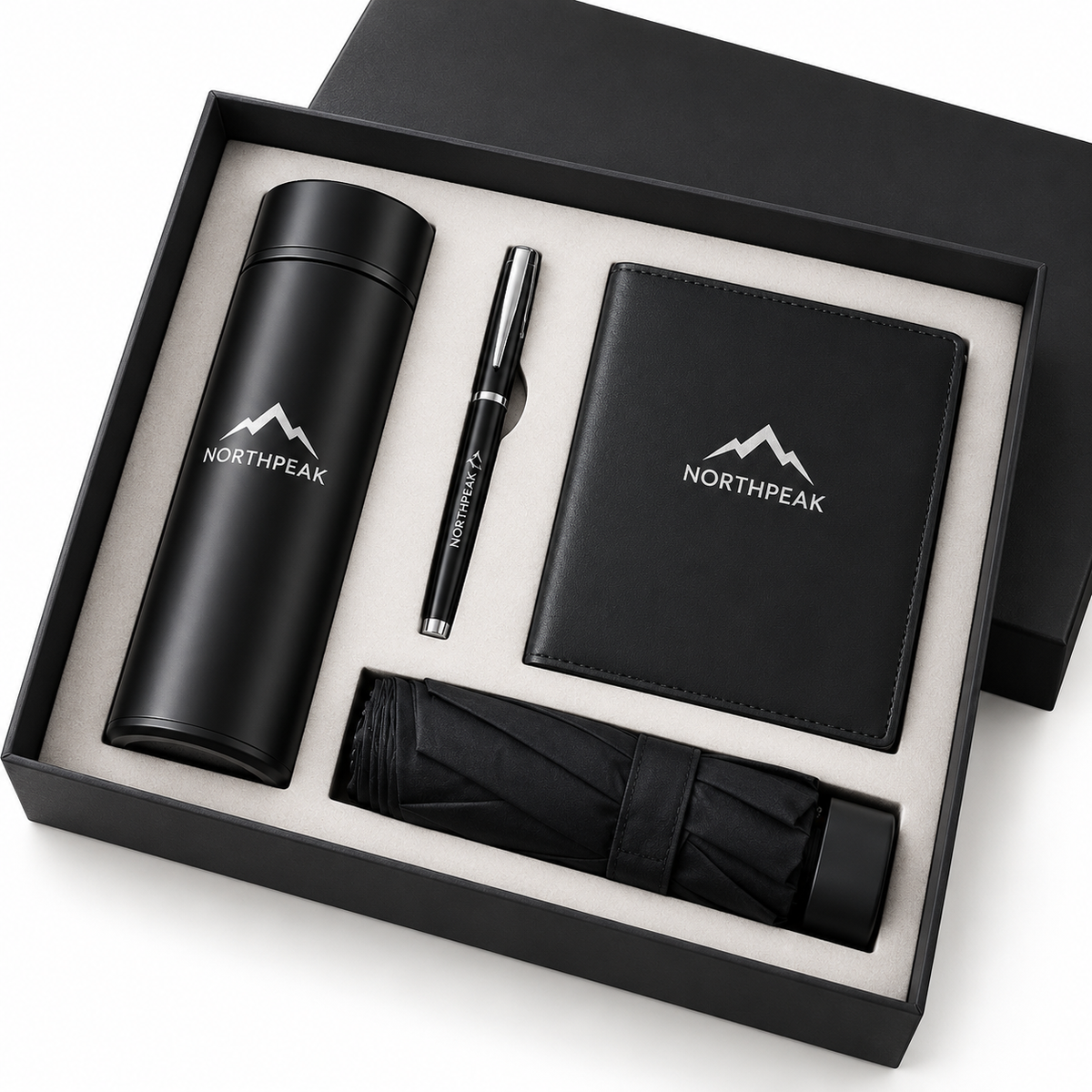 Onyx Executive | Customized Black Corporate Gift Set