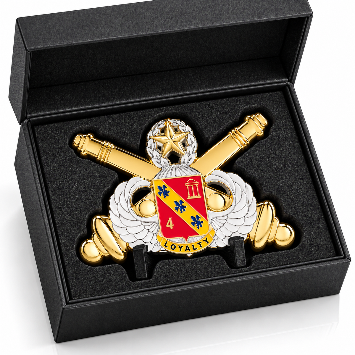 Benutzerdefinierte Militär-Challenge Coin – 3D Army Recognition Coin mit Ausstanzung