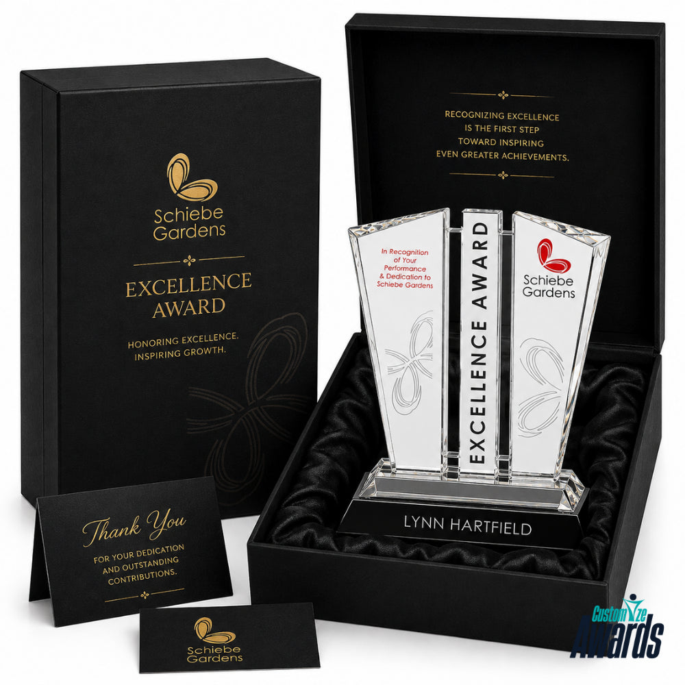 Aristocrat Cristal | Trophée en cristal gravé personnalisé