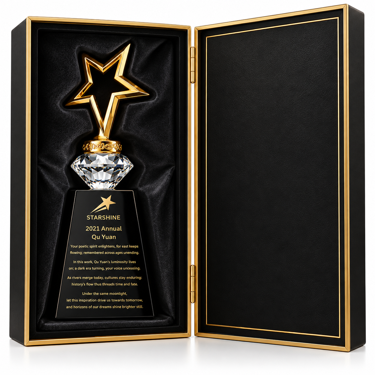 Liberty Starcrest | Veterans Day Gold Star Crystal Recognition Award