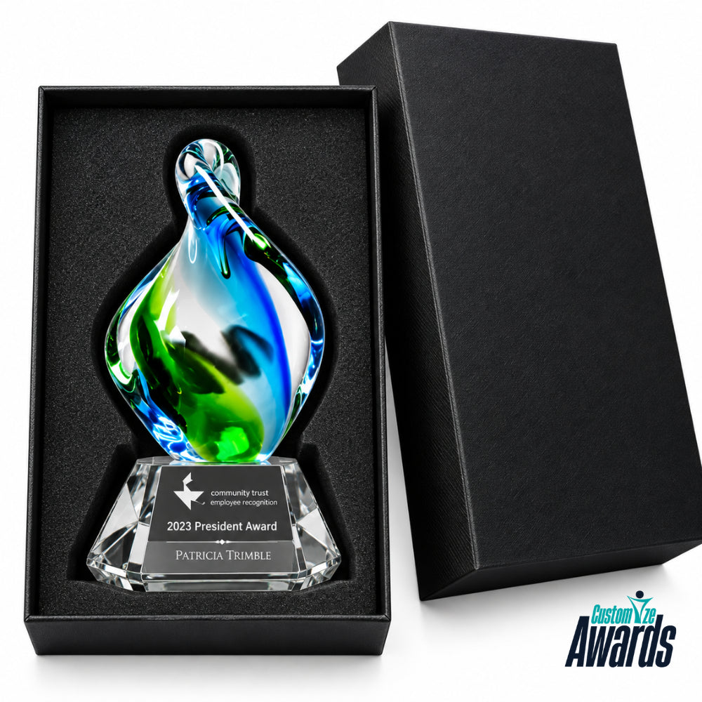 Aurora Glass | Excellence Recognition Trophy