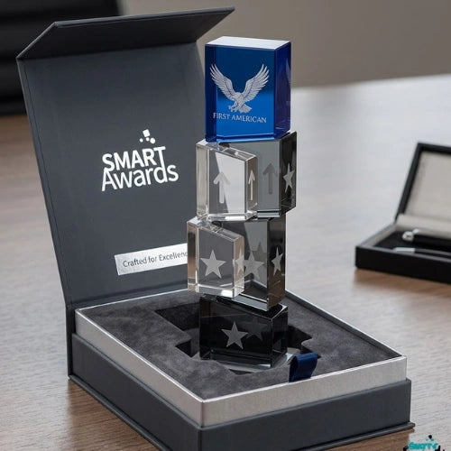 Sapphire Tiered Obelisk Award