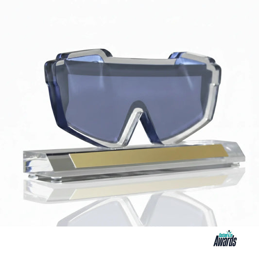 Goggles Acrylic Trophy