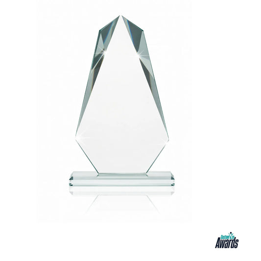 Unity Peak Crystal Plaque Award