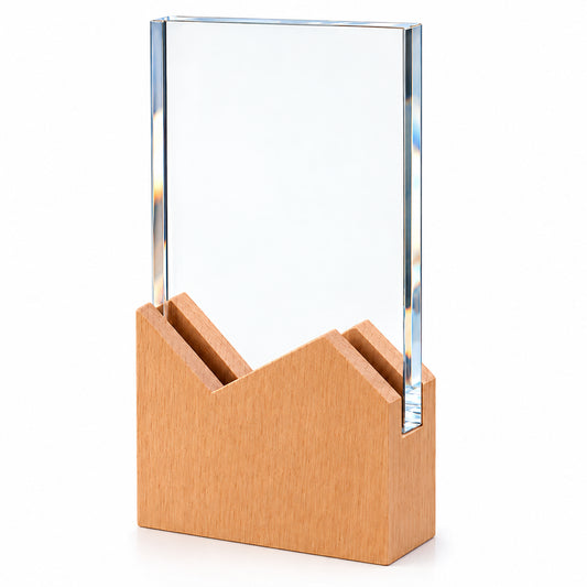 Quranic Legacy | Custom Engraved Acrylic & Wood Quran Memorization Award for Huffaz Recognition