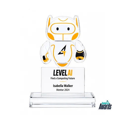 Nova Acrylic Robot Award β AI Competition Trophy