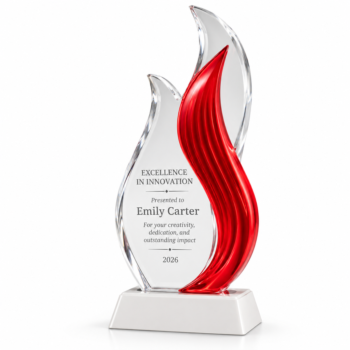 Safety Sight | Trophée en acrylique pour la protection en milieu de travail
