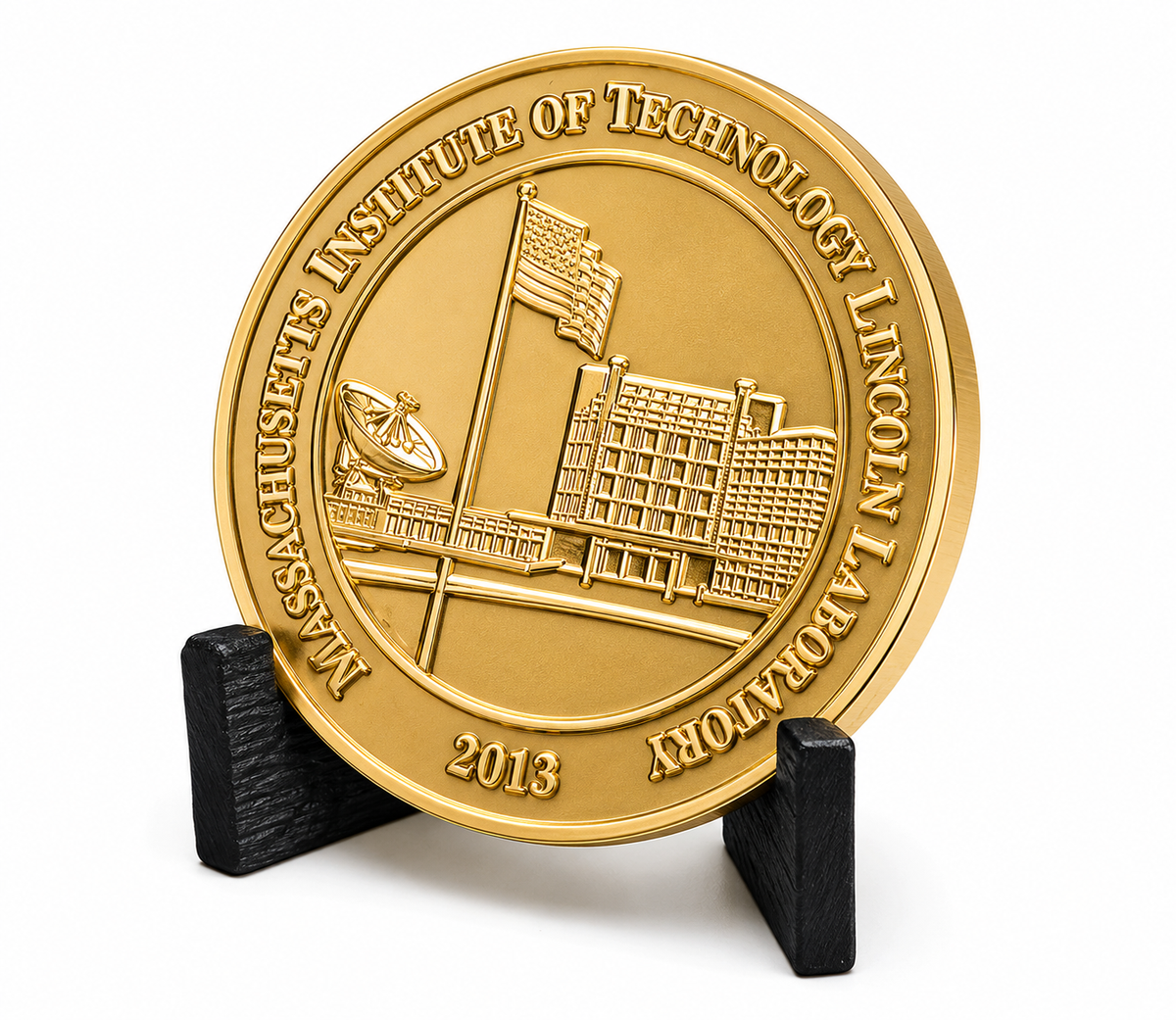 Gold Challenge | Satin Gold Executive Leadership Recognition Challenge Coin