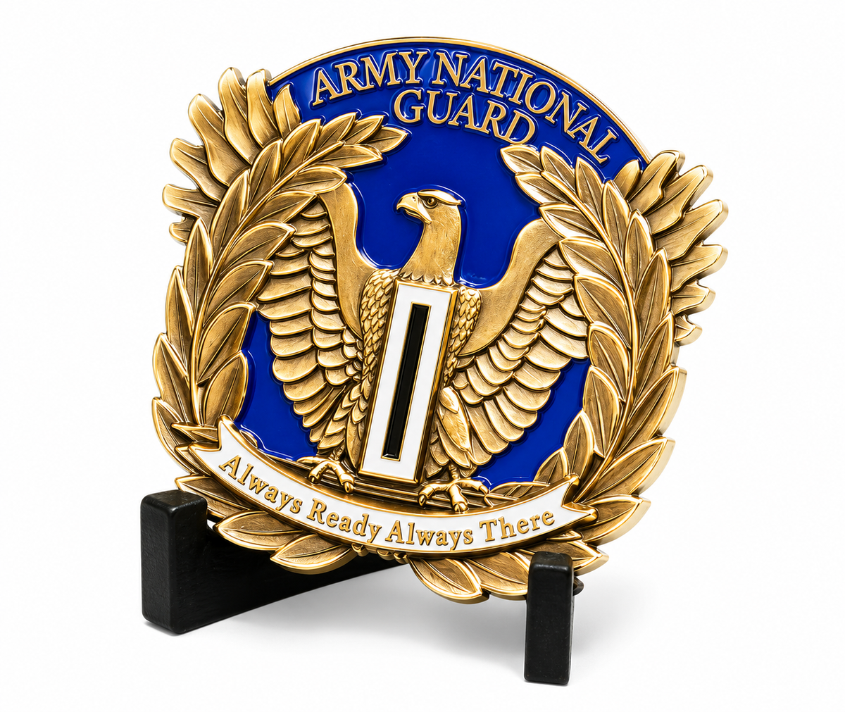 Benutzerdefinierte ARNG Challenge Coin – Antikmessing 3D Army National Guard Anerkennungsmünze