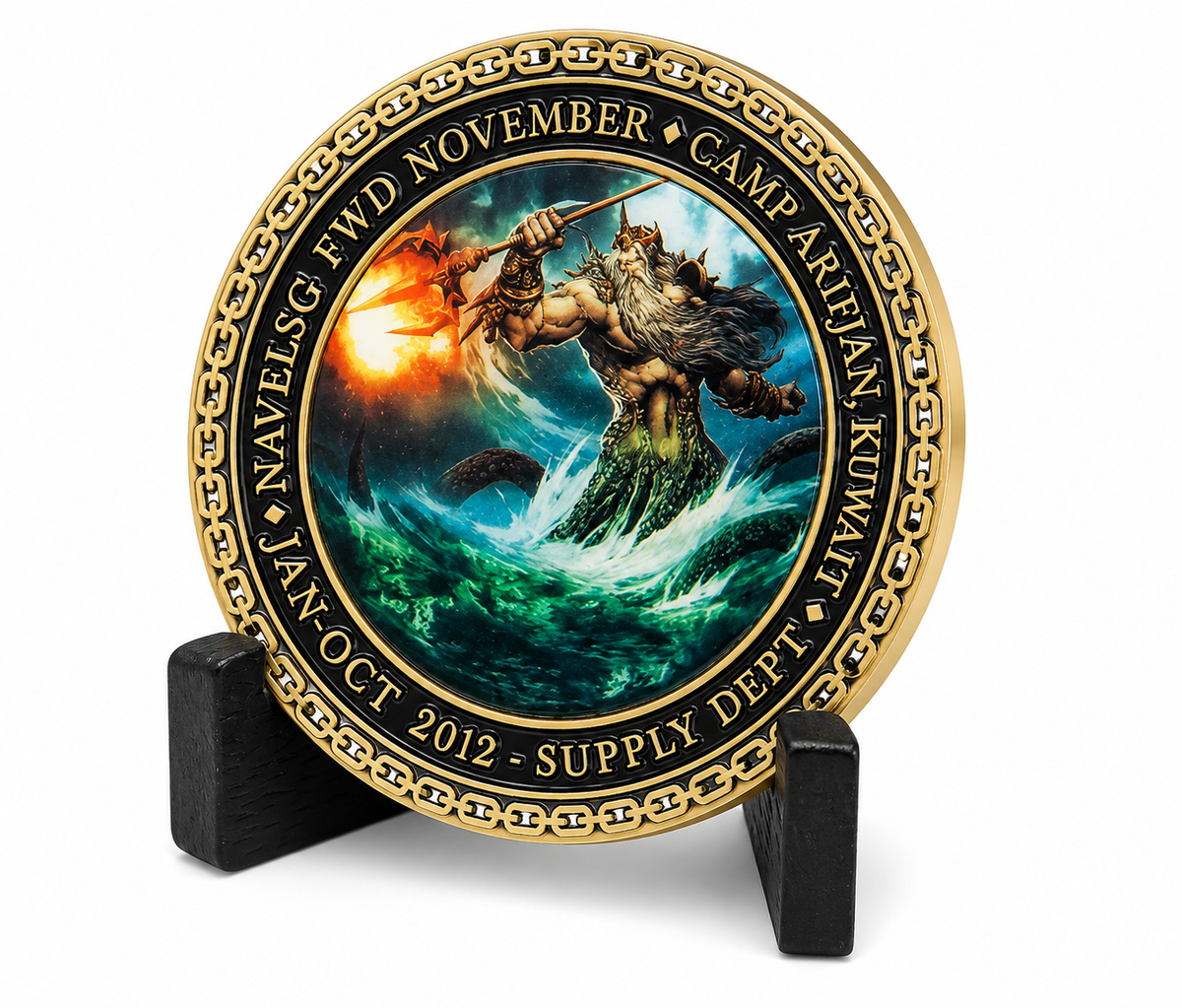 Kundenspezifische Navy Challenge Coin – Militär-Gedenkmünze aus antikem Messing