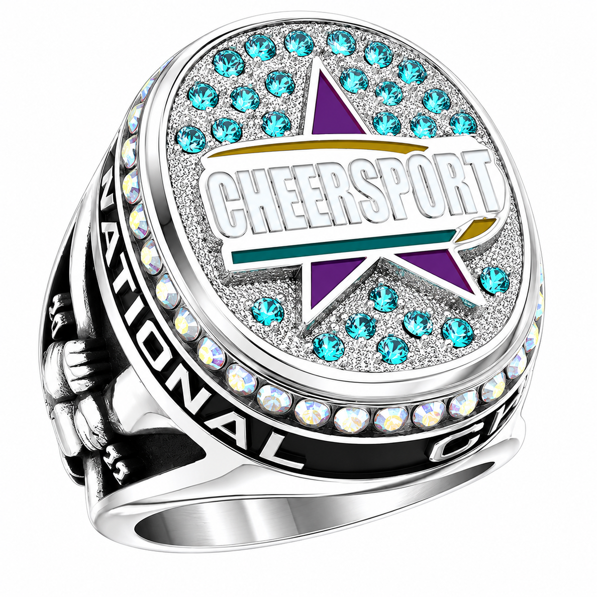 Cheersport Nationals Championship Ring (2020-2023) – Benutzerdefinierter Champion-Ring