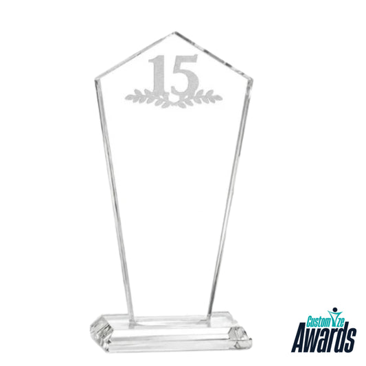 EngravedPentagonCrystalAwardwithoutengraving