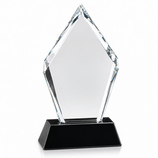 Engraved Optical Diamond Crystal Recognition Award without engraving