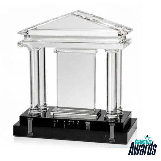 ExecutiveEngravedParthenonCrystalAwardwithoutengraving