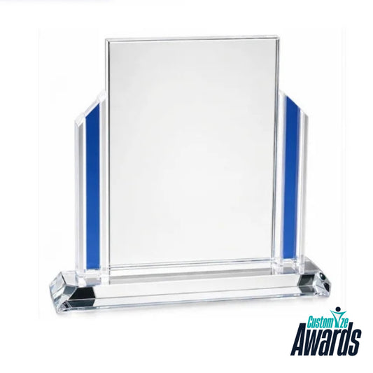 Heritage Crystal Engraved Recognition Crystal Award without engraving