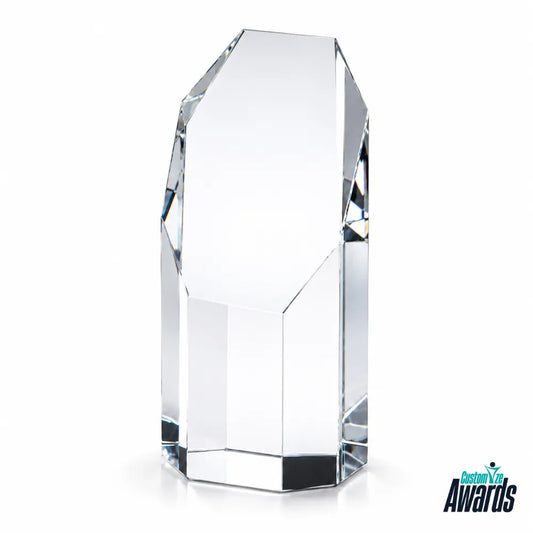 OctagonTowerCrystalAwardwithoutengraving