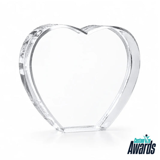 PersonalizedCrystalHeartAwardPlaquewithoutengraving