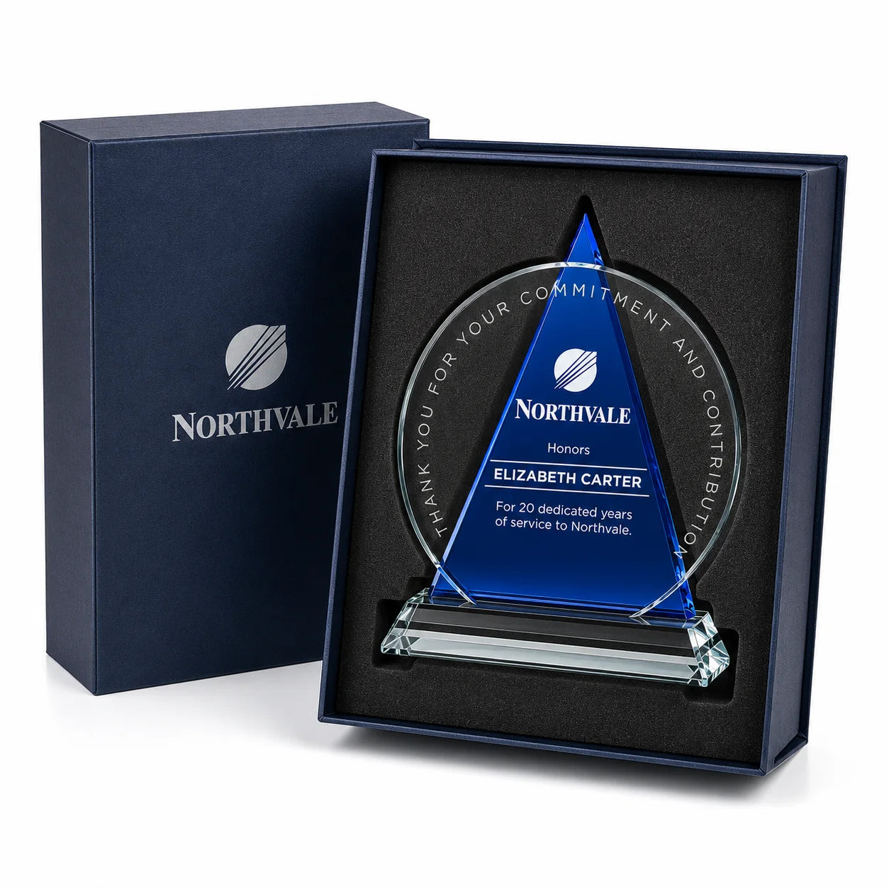 Pinnacle Optical Crystal Award | Corporate Excellence Trophy