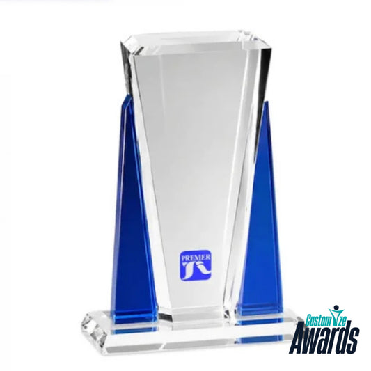 Sentinel Crystal Crystal Awards With Custom Engraving And Logo without engraing