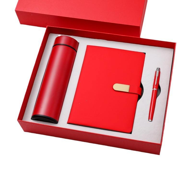 Crimson Prestige | Customized Red Corporate Gift Set