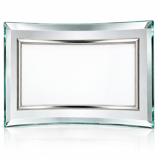 Curved Crystal | Personalized Corporate Recognition Award