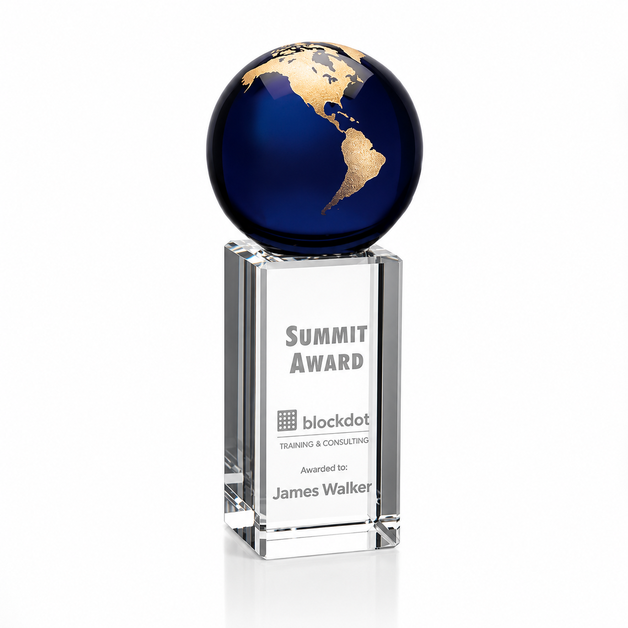 Globe Crystal Award | Global Leadership Trophy