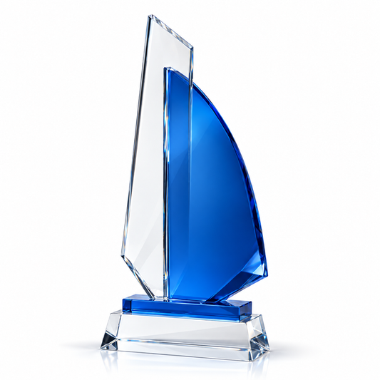 Blue Crest | Excellence Achievement Crystal Award