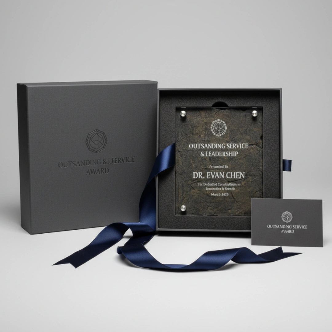 Slate Industrial Elite Plaque