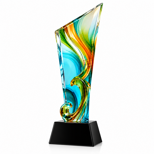 Emerald Motion | Art Glass Achievement Award