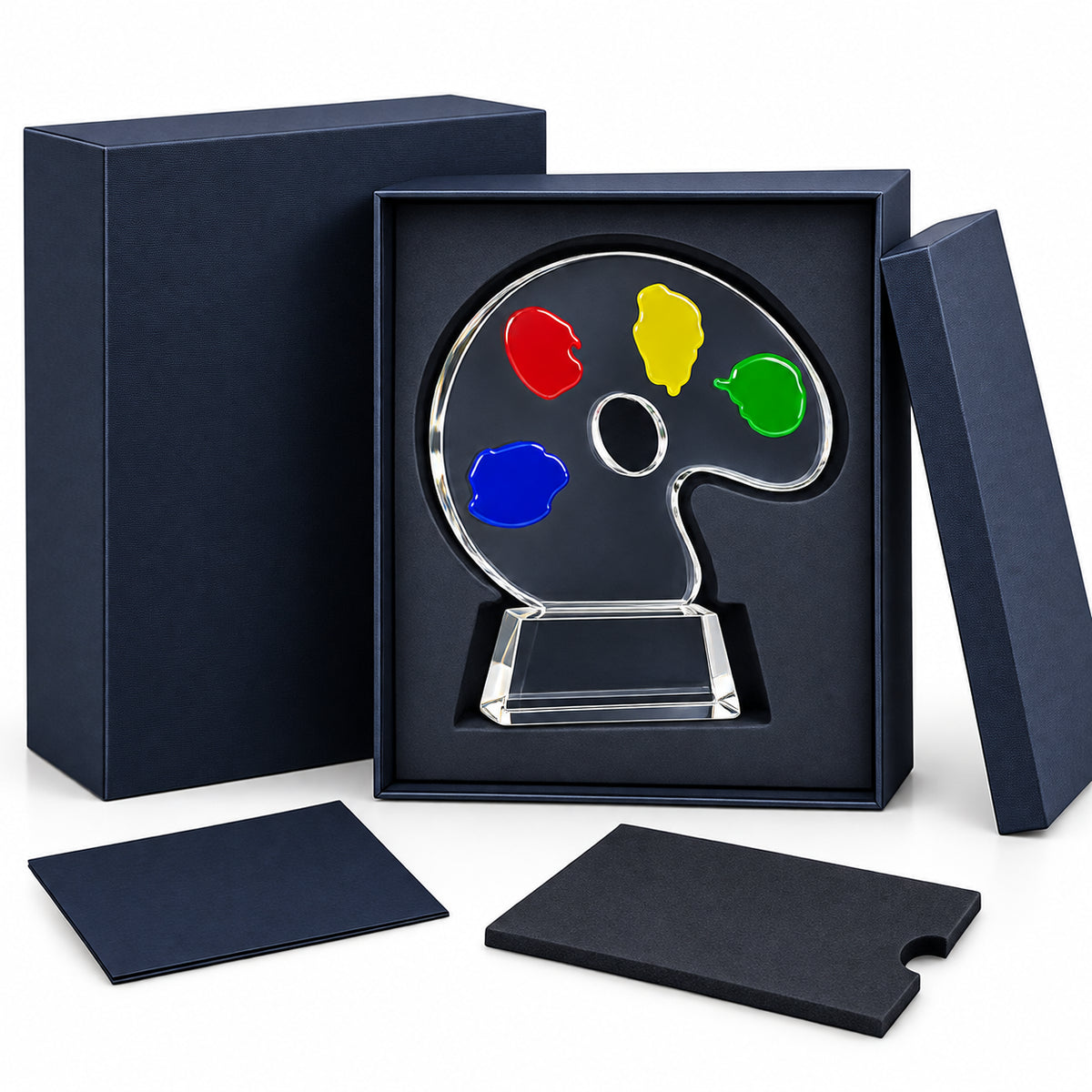 Artistic Palette | Custom Creative Excellence Crystal Award